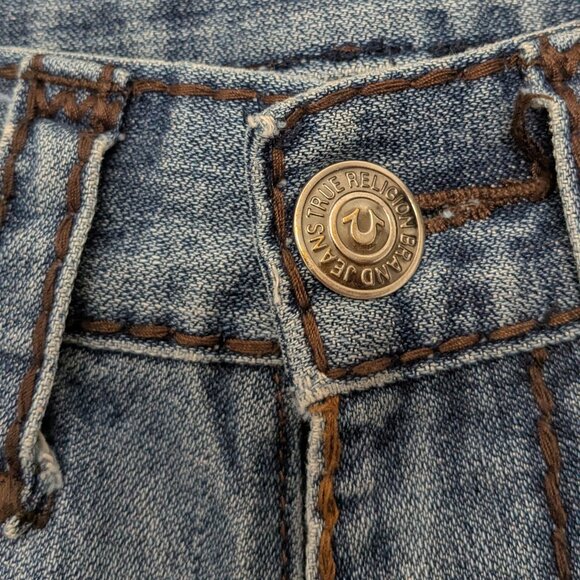 True Religion Men's  Relaxed Straight  Size 34 Blue . - Picture 5 of 16